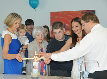 Marry Me Marilyn created a special Candle Ceremony for Jacobs Naming Ceremony at the Waves Resort Broadbeach